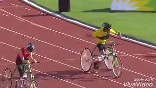 special olympics wheelchair race