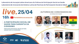 A Participação Social em Saúde para Garantia da Cidadania