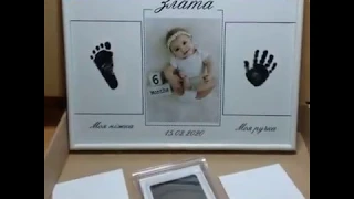 Дитячі відбитки за хвилину Детские отпечатки за минуту Baby prints