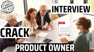101 Product Owner Interview Questions and Answers. Download PDF
