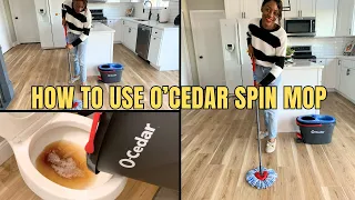 How To Use The O’Cedar RinseClean Spin Mop The Right Way