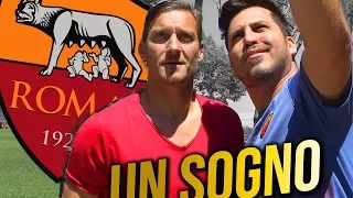 FRANCESCO TOTTI:  L'INCONTRO CON IL CAPITANO - VLOG A TRIGORIA w/AsRoma