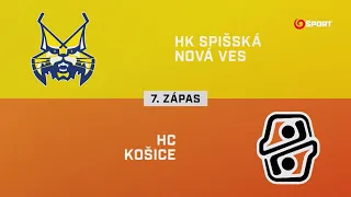 7. zápas semifinále play-off Spišská Nová Ves – Košice 2:1 (HIGHLIGHTY)