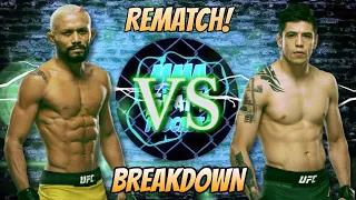 Deiveson Figueiredo Vs Brandon Moreno Rematch Breakdown & Prediction UFC 263