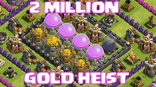 Clash Of Clans - Top 5 Raids!! (2 Million Gold Heist)