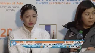 이해인 Haein Lee (KOR) -"Children of Asia Games" - Ladies FS  - February 15, 2019 - Sakhalin