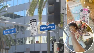 koreatown in LA trip with my parents: kpop shopping then haul! (day 171)