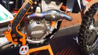 2016 KTM 250 SXF SX-F FMF 4.1 Titanium Exhaust at 25 Hours