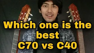 Classical guitar C70 vs C40 sound quality.