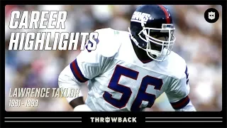 Lawrence Taylor's GREATEST Defensive Player Ever Career Highlights | NFL Legends