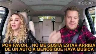 Madonna Carpool Karaoke subtítulos en español