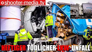 ❌  HEFTIGER TÖDLICHER LKW-UNFALLl  ❌  |  🚒  3 Feuerwehren im Einsatz  🚒  |  Rettung & Bergung