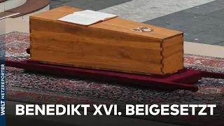 VATIKAN: Papst Benedikt XVI. im Petersdom beigesetzt
