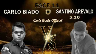 P2/2 CARLO BIADO VS SANTINO AREVALO (5-10) RACE 14 1ST SET