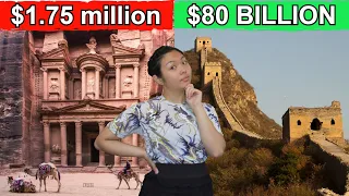 How much would it cost to build the seven wonders of the world now?