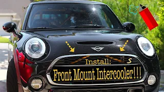 Installing A Bigger Intercooler On the Mini Cooper F56 !