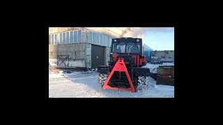 Гусеничный трактор ТЛС-5 "Барнаулец" для сельского хозяйства.  Инстаграм завода - altailesmash