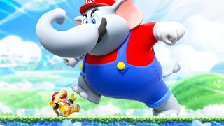 GIANT ELEPHANT MARIO vs BOWSER JR - Super Mario Wonder Part 1