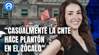 Azucena y Aguilar Camín cuestionan conveniencia de plantón de la CNTE