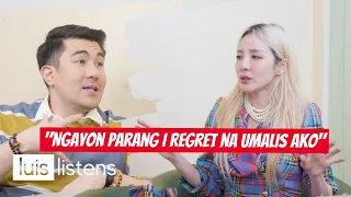 LUIS LISTENS TO SANDARA PARK (Ngayon parang I regret na umalis ako) | Luis Manzano