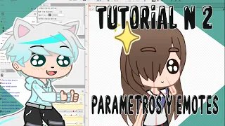 TUTORIAL#2: Como usar Live2D || PARAMETROS Y EMOTES || Gacha Club || (Con mi voz)