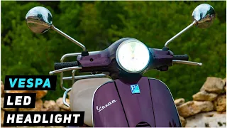 Vespa LX LED headlight upgrade | Mitch's Scooter Stuff