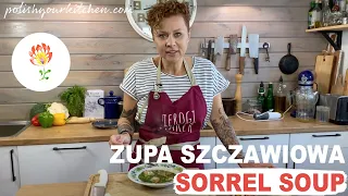 Polish SORREL soup - ZUPA SZCZAWIOWA - how to make Polish food.