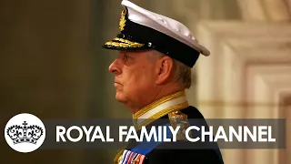 Back in Military Uniform - Prince Andrew Stands Vigil