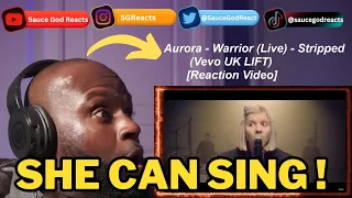 AURORA - Warrior (Live) - Stripped (Vevo UK LIFT) | REACTION