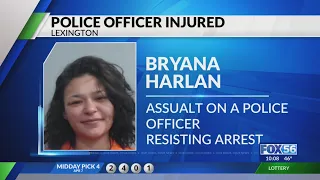 Woman briefly takes Lexington Police officer's taser during altercation