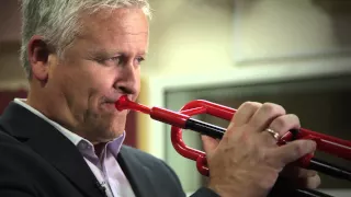 Making your first sound on the pTrumpet, with Mike Lovatt. Lesson 1
