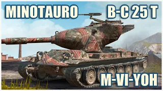 M-VI-Yoh, Minotauro & B-C 25 t • WoT Blitz Gameplay