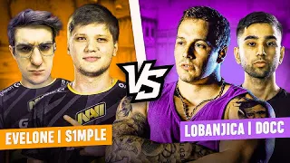 s1mple & Evelone vs Lobanjica & d0CC НА 500$ [full game]