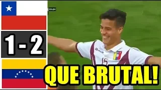 RELATO EMOCIONANTE!! CHILE VS VENEZUELA 1-2 |RESUMEN Y GOLES |SUDAMERICANO SUB 20