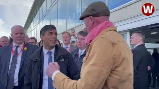 Prime Minister Rishi Sunak addresses Welsh farmers in Llandudno