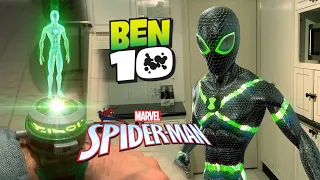 Ben 10 Transforming Into Spider-Man (VFX TEST)