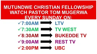 MCF: Saturday Afternoon Service with Pastor Tom Mugerwa 29th/10/2022