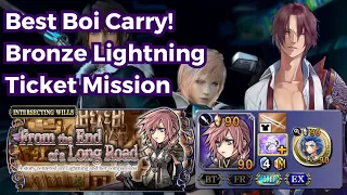 Easy Bronze Lightning Carry! Lightning Intersecting Wills Ticket Mission [DFFOO GL]