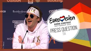 PRESS QUESTION ► TIX (Norway Eurovision 2021)