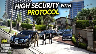 PRESIDENT MICHAEL WITH PROTOCOL AND SECURITY - GTA 5 MODS - Ep# 16 [GOP]