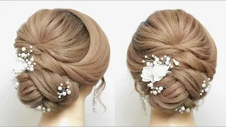 Bridal Updo Hairstyle For Long Hair