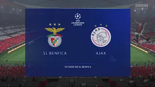 FIFA 22 Benfica vs Ajax Champions League Round of 16 1st leg PS5 gameplay