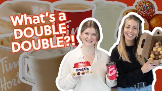 CANADIAN tries UK TIM HORTONS menu for the first time - taste test and review