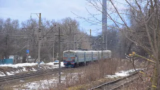 ER9T-703 | Train No 6305 Nizhyn - Chernihiv