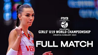 BUL🇧🇬  vs.TUR🇹🇷 - Full Match | Girls' U19 World Championship | Quarter Final