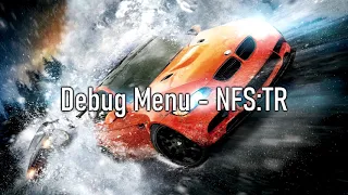 Debug Menu - Need for Speed The Run