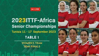 T1/DAY 3/ITTF-African Championships/Semi finals