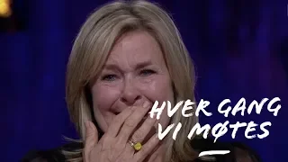 Elisabeth Andreassen bryter sammen av overraskelsen (Hver gang vi møtes 2019)