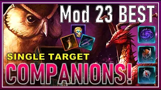 Mod 23 Changes: BEST to Worst ST Damage Companions! Testing 150+ (gith, tutor, sprite) - Neverwinter