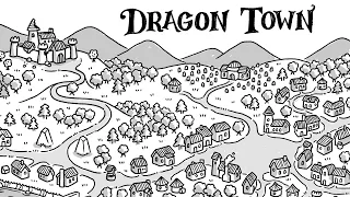 How to Draw an Isometric D&D Town Map!